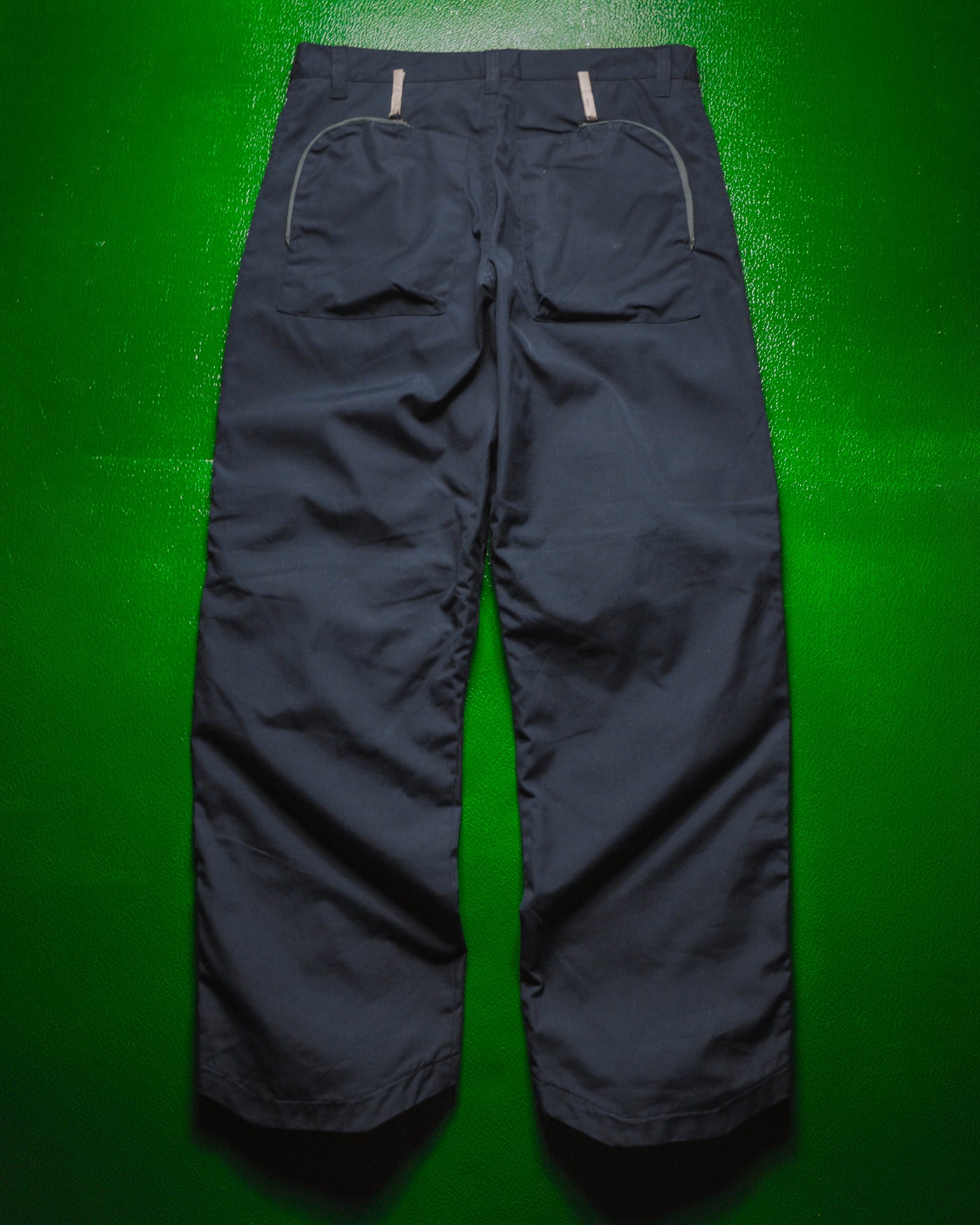 Early 2000s Navy Lined Tech Pants (~34~)
