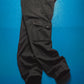 AW07 Slanted Pocket  Black Cargo Pants (33~34)