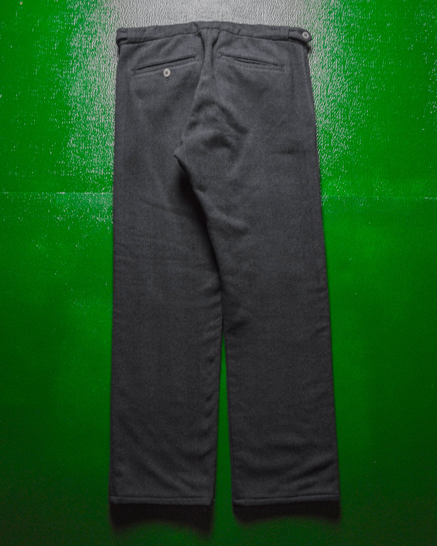 AW1999 "Souvenir Kitsch" Grey Herringbone Pants / Trousers  (28~30)