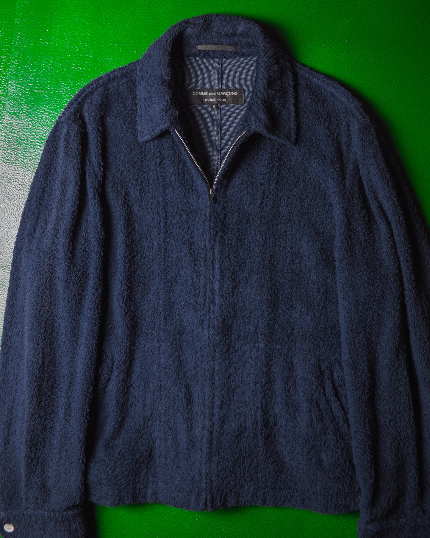 SS 1996 Navy Terry Fleece Work Jacket (M)