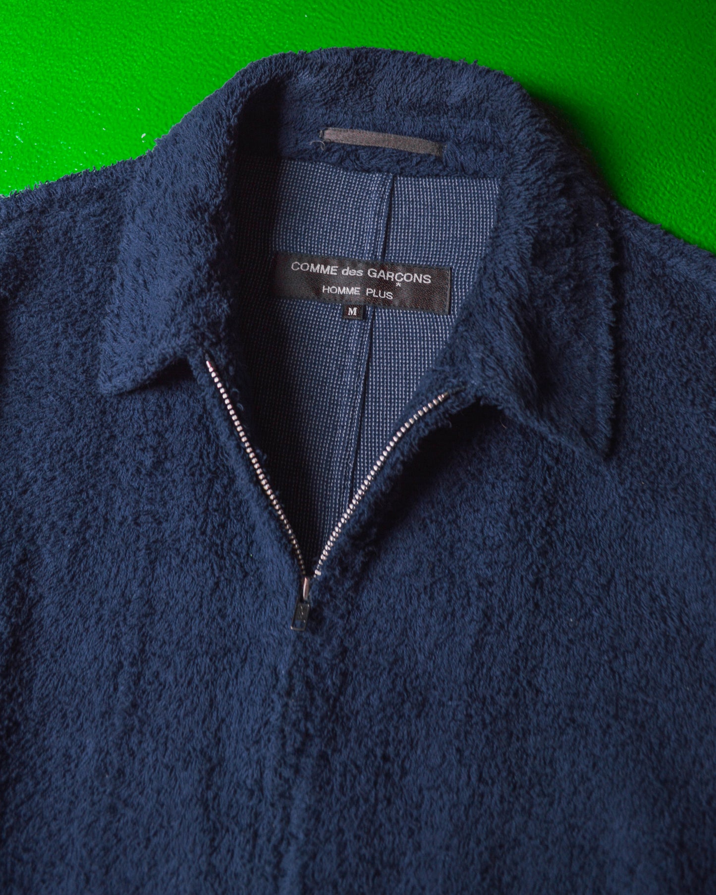 SS 1996 Navy Terry Fleece Work Jacket (M)