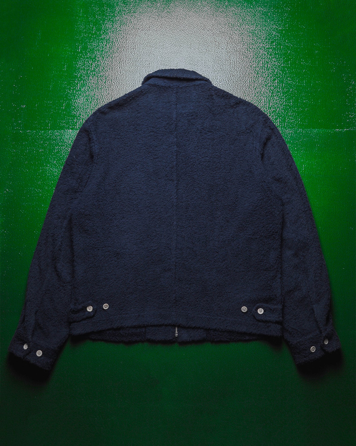 SS 1996 Navy Terry Fleece Work Jacket (M)