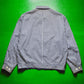1990 Reversible Navy Blue Chambray  Gingham Jacket (~M~)