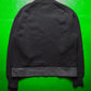 1995 Black / Grey Contrast  Raw Waist Band Knit Jumper (~M~)