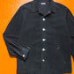 2002 Garment Dyed Black Boxy Over Shirt (~M~)