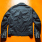 2008 Contrast Stitch Black Blue Work Jacket (M)