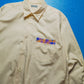 2001 Cream Floral Trim Appliqué Shirt (~L~)