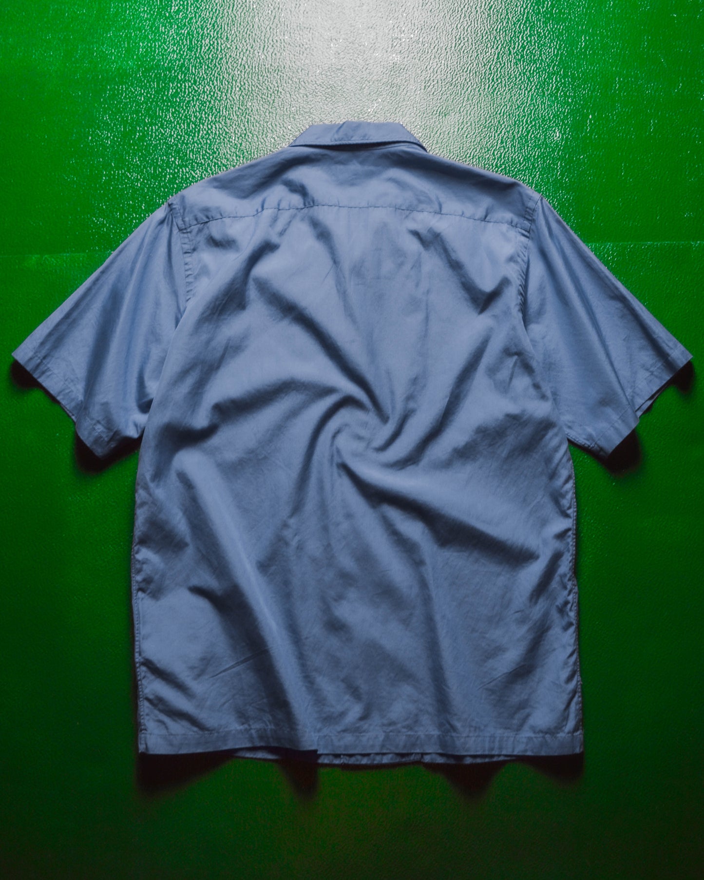 SS03 Steel Blue Boxy Shirt (~M~)