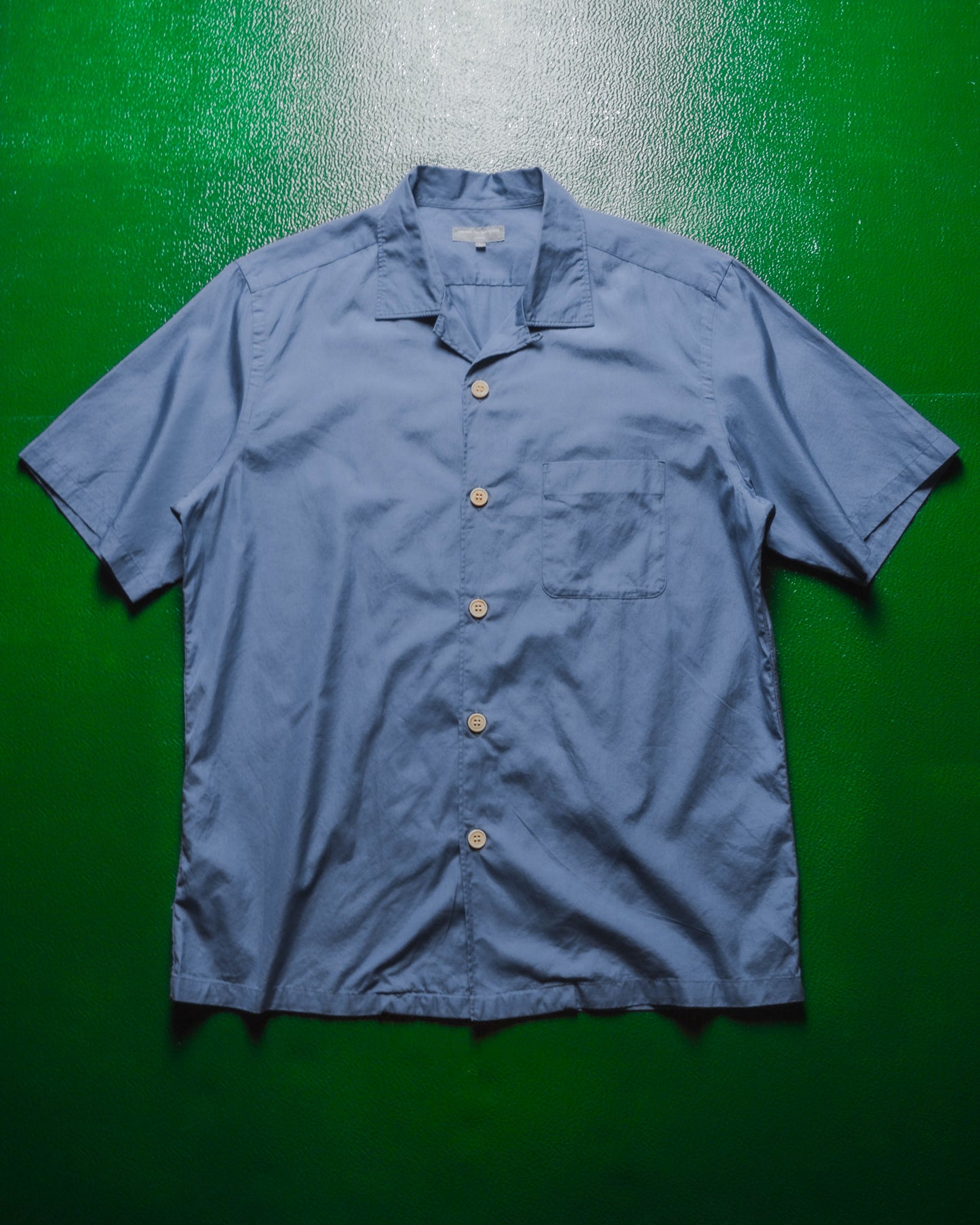 SS03 Steel Blue Boxy Shirt (~M~)