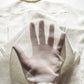 1998 Cream Sheer Lace Front Button Up Shirt