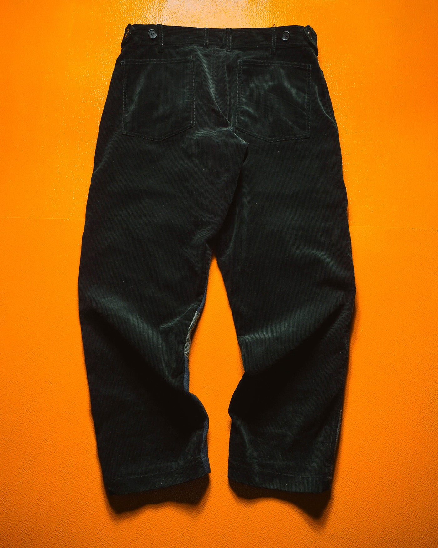 A/W 21 Corduroy Patchwork Front Panel Pants (32~34)