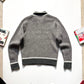 2000s Cold Grey  Zip Up Knit (M~L)