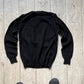 1993 Black Contrast Seam Stitch Light Weight Knit Sweater (XS~S)