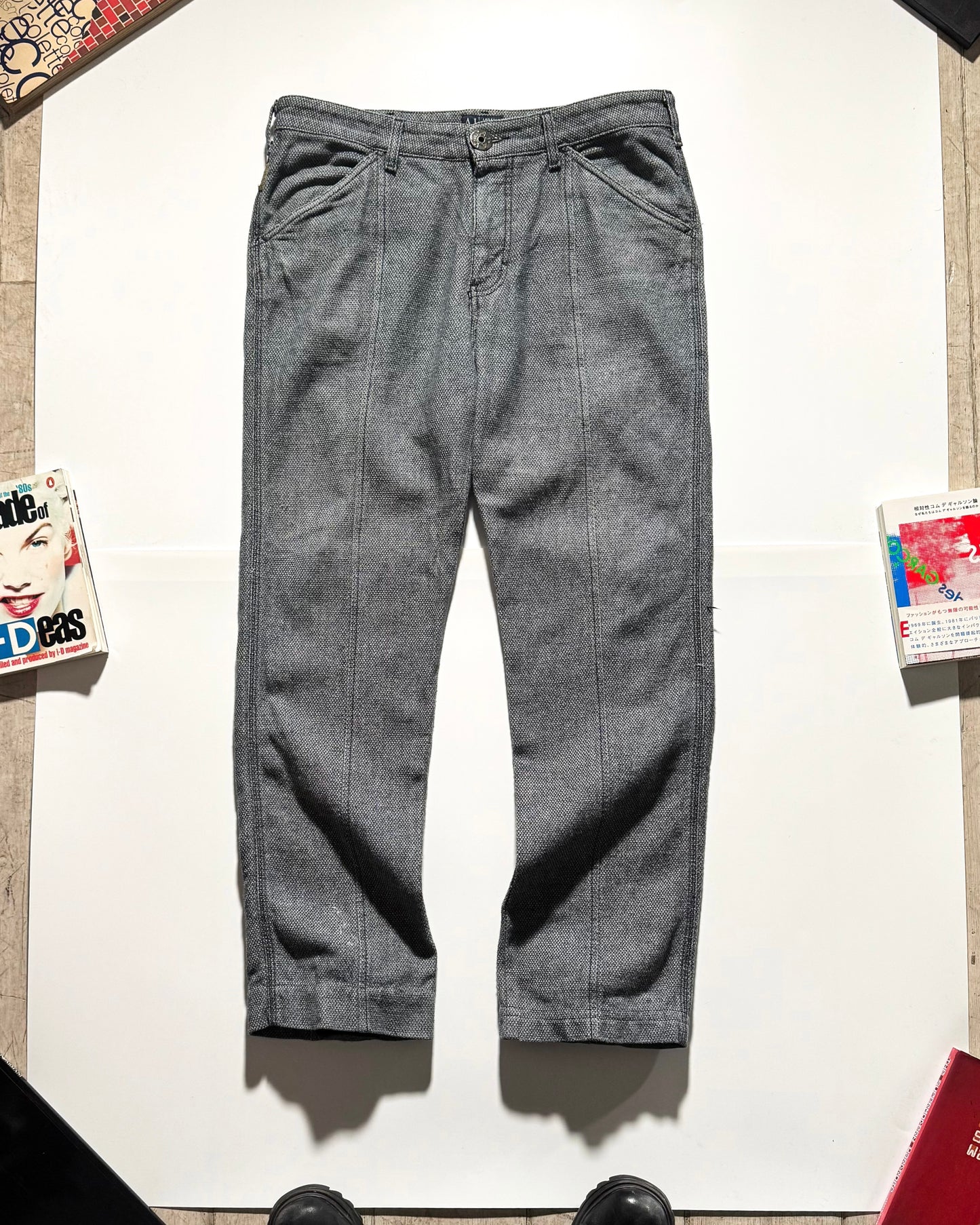 Early 2000s Woven Panelled Work Trousers  (33~36)