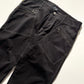 Early 2000s  Black Asymmetrical Wrap Around Pocket Panelled  Cargo Trousers  (36~38)
