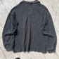 90s Washed Process Grey Tonal Striped Rugby / Polo Jumper (~L~)