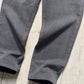 Early 2000s Eco-stone Diagonal Weave Textured Grey Pants / Trousers  (28~30)