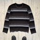 Autumn 2012 Greyscale 3- D Stripe  Knit Sweater / Jumper (S~M)