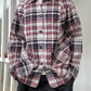 Plaid Button Up Lightweight Work Jacket (~L~)
