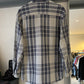 90s Woven Check Heavyweight Flannel /  Overshirt Shirt  (~L~)