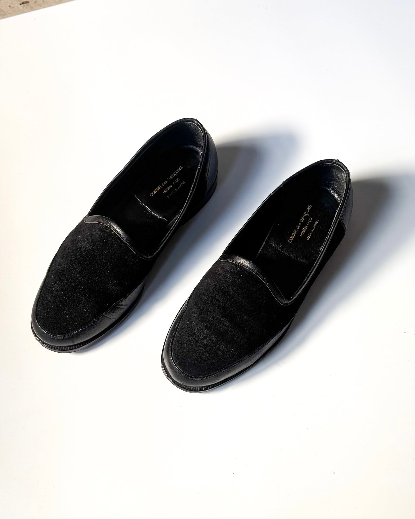 Mid 90s Sleek Suede / Leather Loafers  (JP26 / UK7.5)
