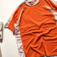 Early 2000s Orange White Panelled T-Shirt (L~XL)