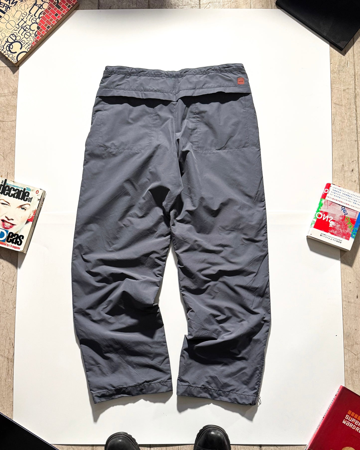 Early 2000s Clean Grey Tech Pants (33~36)