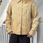 2003 Striped Yellow Light Work Jacket (~M~)