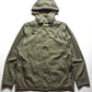 Early 2000s Active Ripstop Green Military Style Detachable Sleeve Jacket (M~L)