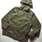 Early 2000s Active Ripstop Green Military Style Detachable Sleeve Jacket (M~L)