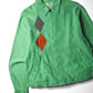 90s Mint Green Diamond Panel Work Jacket (~S~)