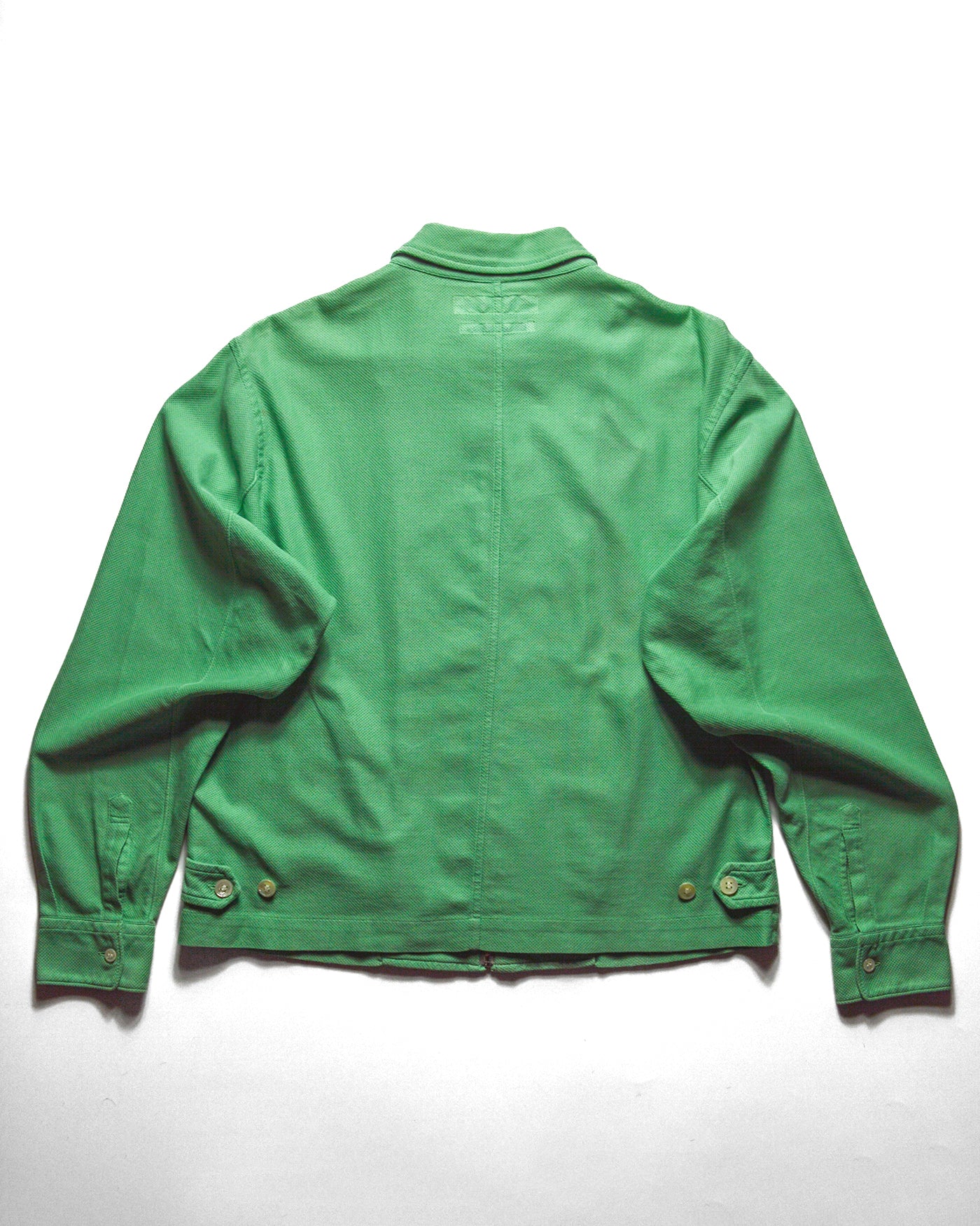 90s Mint Green Diamond Panel Work Jacket (~S~)