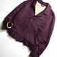 80s Plum Purple  Padded Work Jacket (~L~)