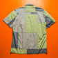 SS04 Mint / Grey Patchwork Shirt (S~M)
