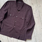 1993 Maroon Brown Lightweight Over Shirt   (M~L)