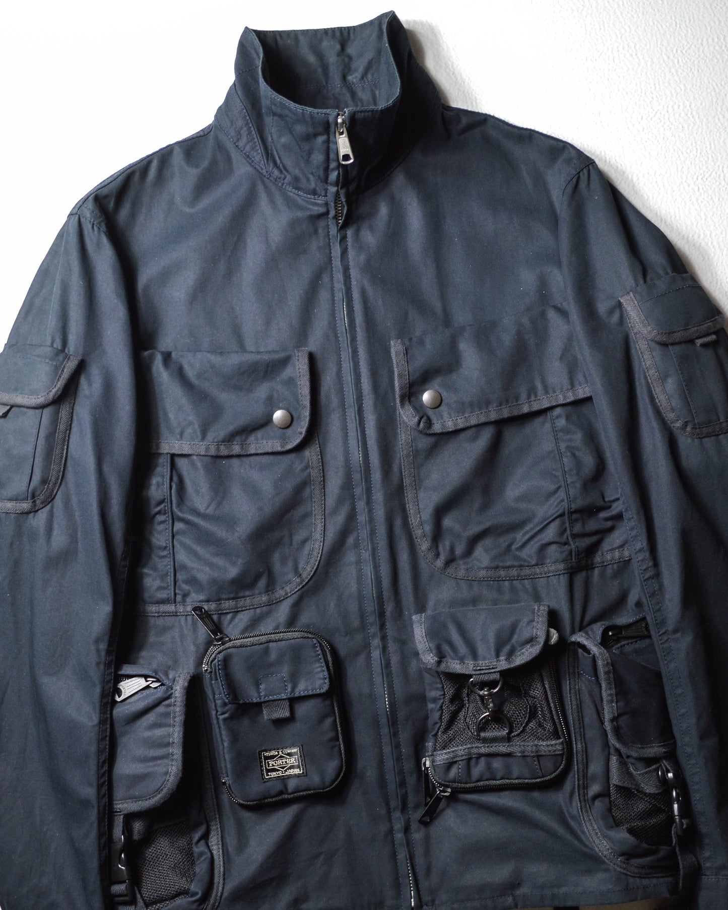 SS09 Deep Navy Utility Cargo Jacket (~S~)