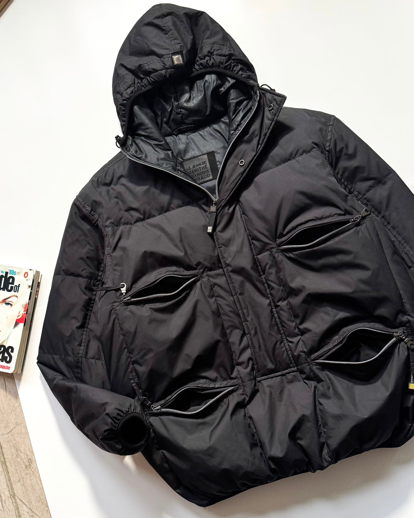 Extreme Weather Style High Neck Ninja Pullover Puffer Jacket  (~L~)