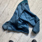 80s Steel Blue Back Point Panelled Jacket (M~L)