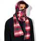 Red Plaid / Black Reversible Scood Harf (OS)