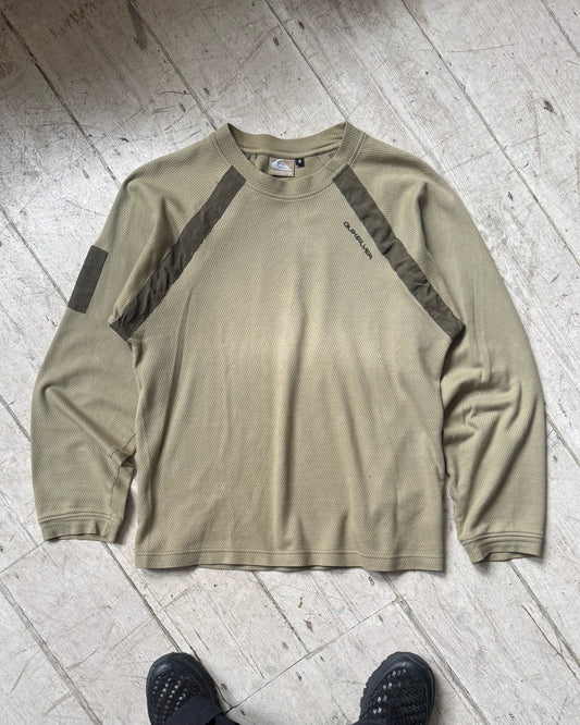 Jersey Shoulder Seam Taped Longsleeve Top (S~M)
