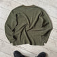 Heather Green Zip Pocket Light Weight Jumper (M~L)