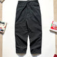 90s Pleated Washed Black / Deep Navy Trousers (30~32)