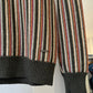 Early 2000s Stripe Knit Button Up Jumper  (~M~)