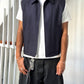 90s Navy Boxy Vest (~M~)