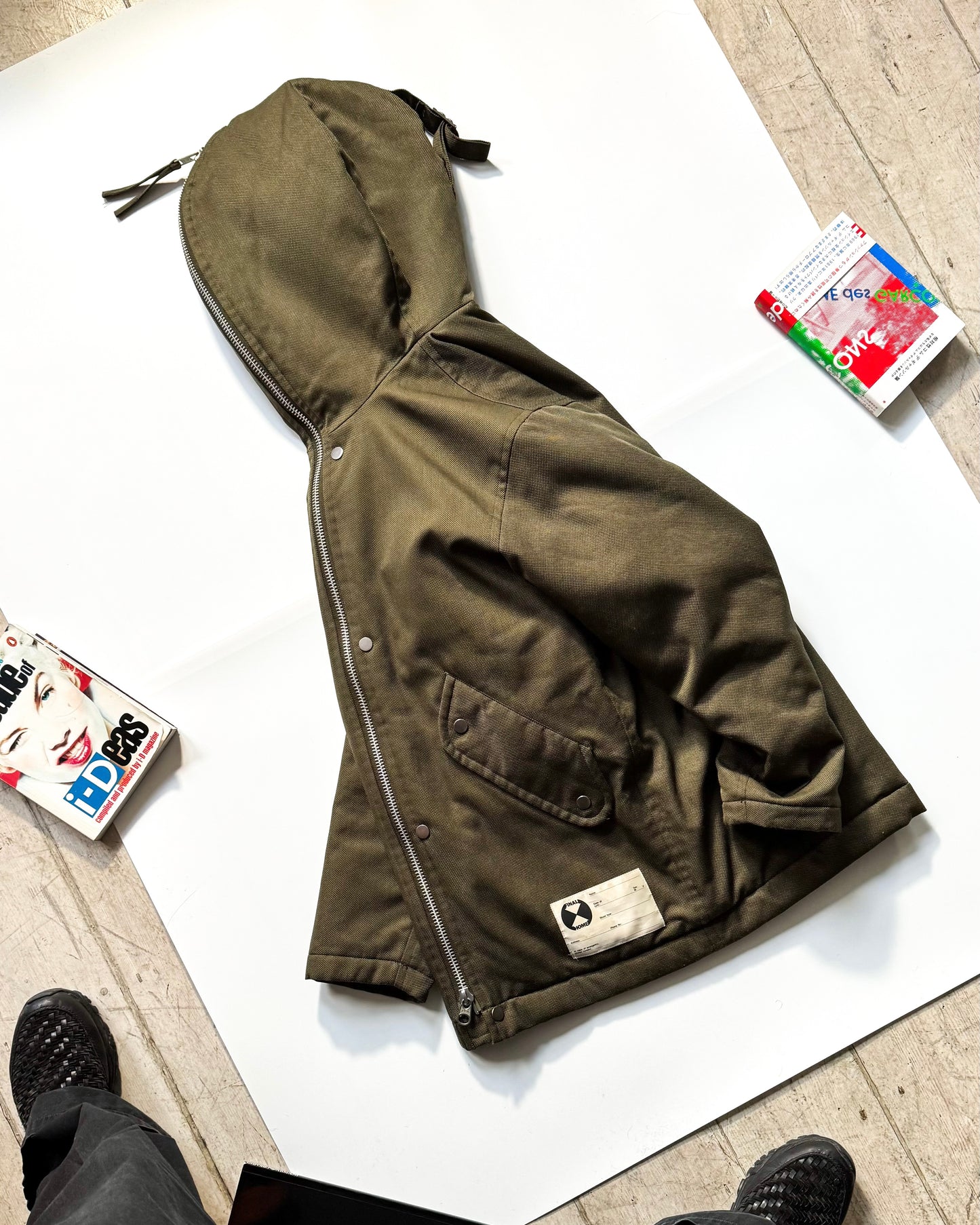 Spring 2000 Faux Fur  Face Full Zip Parka Jacket (~M~)