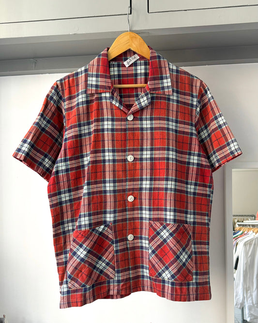 Plaid Boxy Shirt  (~M~)