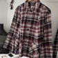 Plaid Button Up Lightweight Work Jacket (~L~)