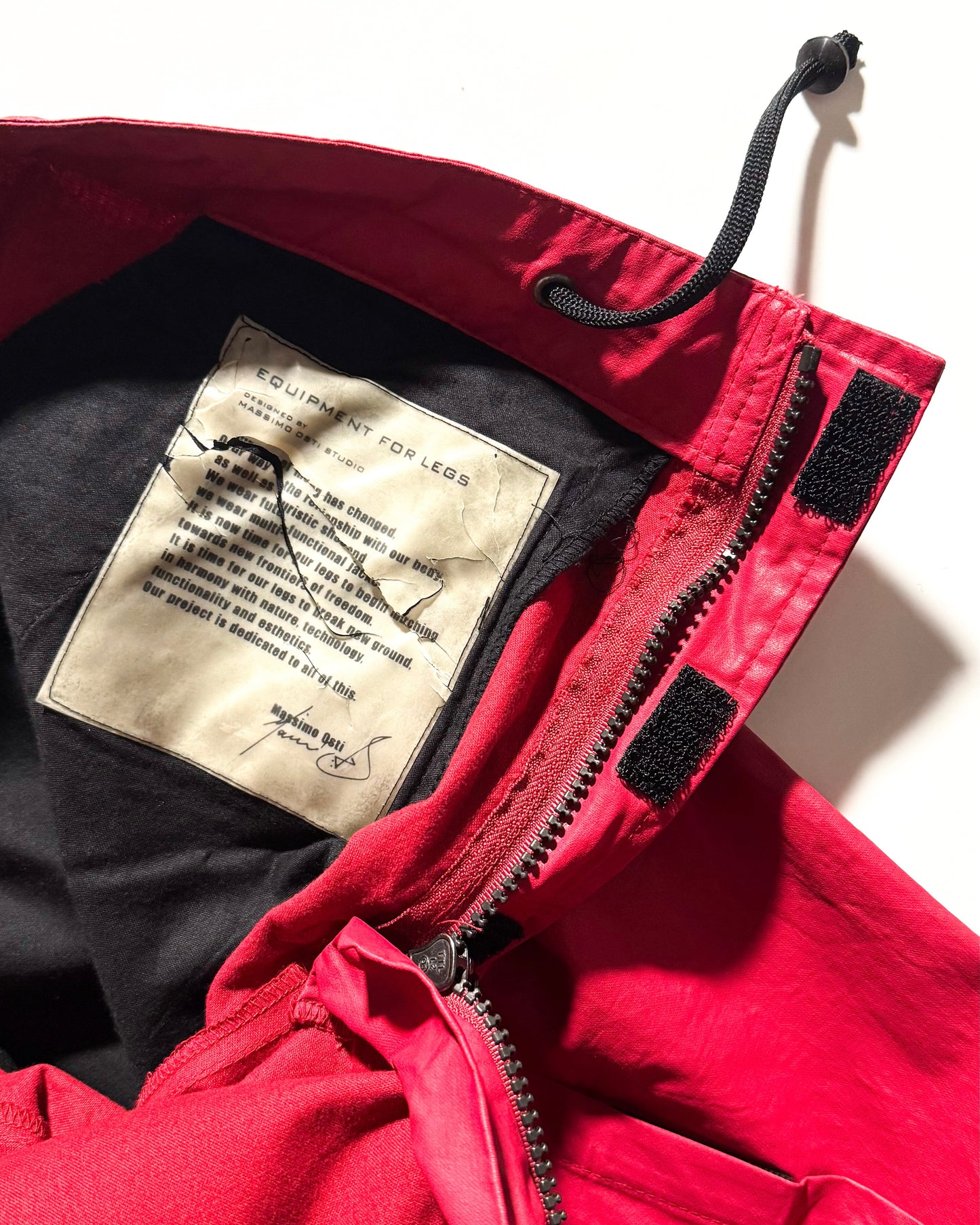 Early 2000s Equipment For Legs Coated Multi Pocket Trousers (32~34)