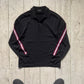 2005 Red Side Stripe Black Longsleeve Polo Top(S)