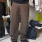 Early 2000s Olive Brown / Red Work Pants  (30~32)
